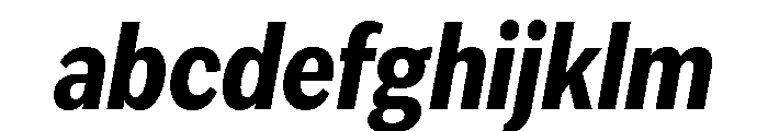IvyEpic Condensed Bold Italic FONT
