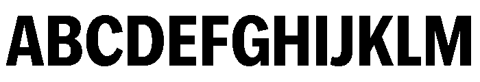 IvyEpic Condensed Bold Font UPPERCASE
