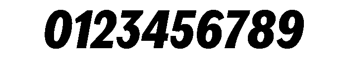 IvyEpic Condensed Extra Bold Italic Font OTHER CHARS