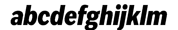 IvyEpic Condensed Extra Bold Italic FONT