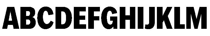IvyEpic Condensed Extra Bold Font UPPERCASE