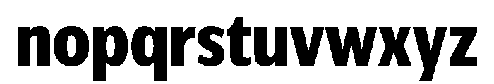 IvyEpic Condensed Extra Bold Font LOWERCASE