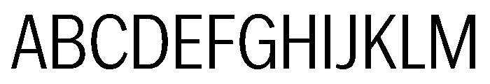 IvyEpic Condensed Light Font UPPERCASE