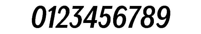 IvyEpic Condensed Medium Italic Font OTHER CHARS