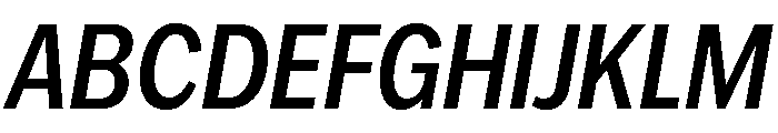 IvyEpic Condensed Medium Italic Font UPPERCASE