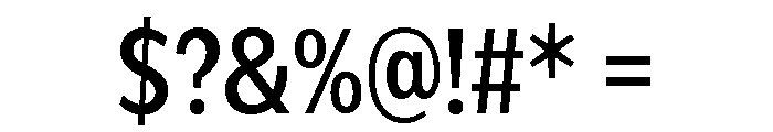 IvyEpic Condensed Medium Font OTHER CHARS