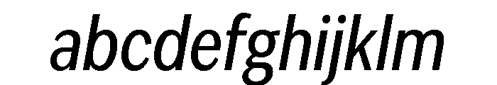 IvyEpic Condensed Regular Italic FONT