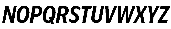 IvyEpic Condensed Semi Bold Italic Font UPPERCASE