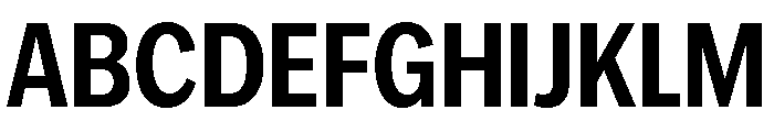 IvyEpic Condensed Semi Bold Font UPPERCASE