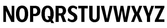 IvyEpic Condensed Semi Bold Font UPPERCASE