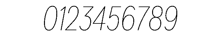 IvyEpic Condensed Thin Italic Font OTHER CHARS