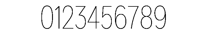 IvyEpic Condensed Thin Font OTHER CHARS