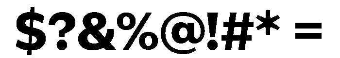 IvyEpic Extra Bold Font OTHER CHARS