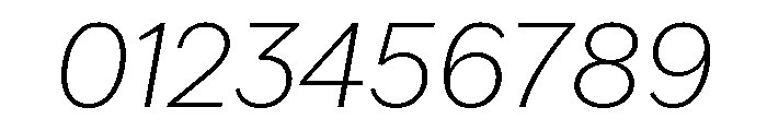 IvyEpic Extra Light Italic Font OTHER CHARS
