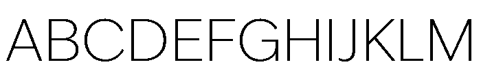 IvyEpic Extra Light Font UPPERCASE
