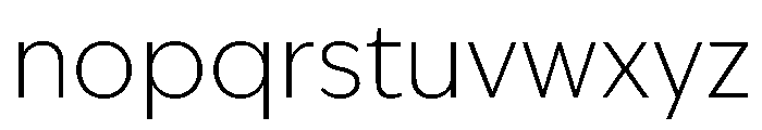 IvyEpic Extra Light Font LOWERCASE