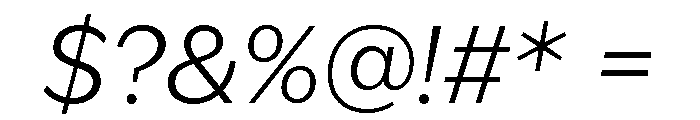 IvyEpic Light Italic Font OTHER CHARS