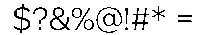 IvyEpic Light Font OTHER CHARS