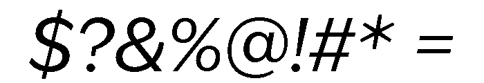 IvyEpic Regular Italic Font OTHER CHARS