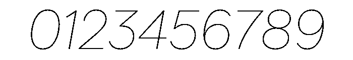 IvyEpic Thin Italic Font OTHER CHARS