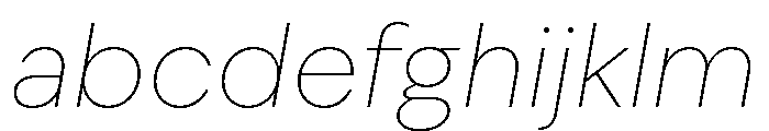 IvyEpic Thin Italic FONT