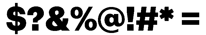 IvyGothic Black Font OTHER CHARS