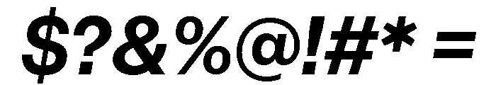 IvyGothic Bold Italic Font OTHER CHARS