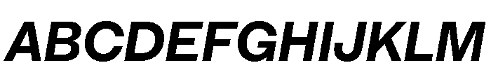 IvyGothic Bold Italic Font UPPERCASE