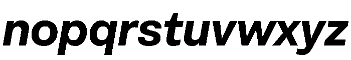 IvyGothic Bold Italic Font LOWERCASE