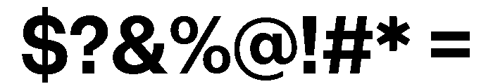 IvyGothic Bold Font OTHER CHARS