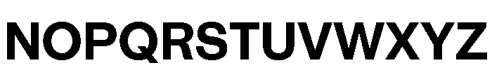 IvyGothic Bold Font UPPERCASE