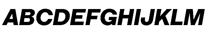 IvyGothic Extra Bold Italic Font UPPERCASE