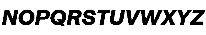 IvyGothic Extra Bold Italic Font UPPERCASE