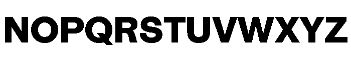 IvyGothic Extra Bold Font UPPERCASE