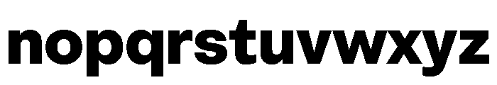 IvyGothic Extra Bold Font LOWERCASE