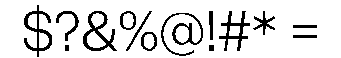 IvyGothic Light Font OTHER CHARS