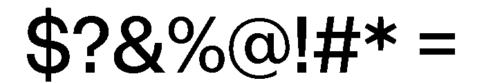 IvyGothic Medium Font OTHER CHARS