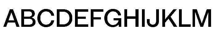 IvyGothic Medium Font UPPERCASE