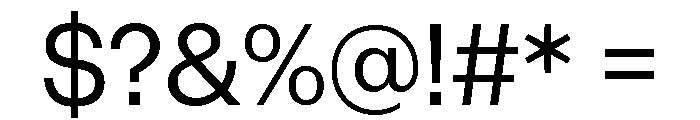 IvyGothic Regular Font OTHER CHARS