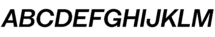 IvyGothic Semi Bold Italic Font UPPERCASE