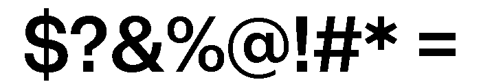 IvyGothic Semi Bold Font OTHER CHARS