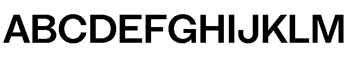 IvyGothic Semi Bold Font UPPERCASE