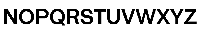 IvyGothic Semi Bold Font UPPERCASE