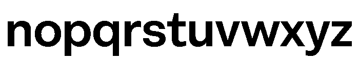 IvyGothic Semi Bold Font LOWERCASE