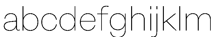 IvyGothic Thin FONT