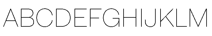 IvyGothic Font UPPERCASE