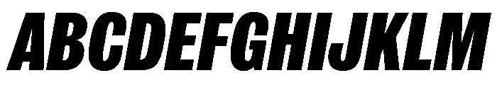 IvyGrotesque Black Italic Font UPPERCASE