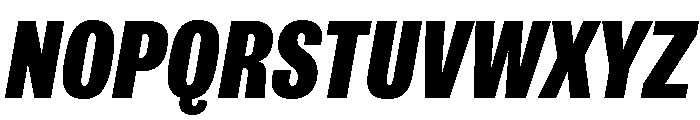 IvyGrotesque Black Italic Font UPPERCASE