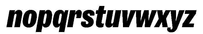 IvyGrotesque Black Italic Font LOWERCASE