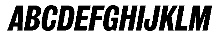 IvyGrotesque Bold Italic Font UPPERCASE